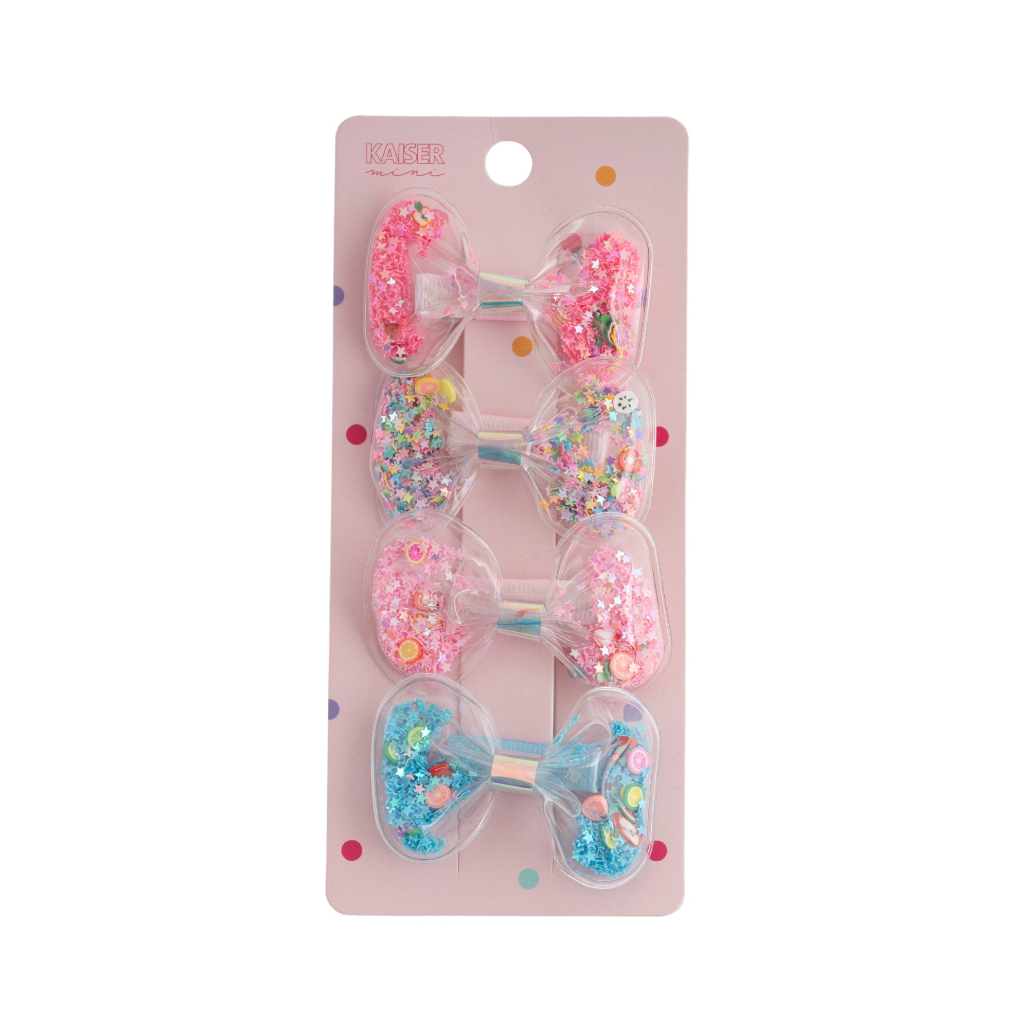 Kids 4pk Sprinkle Clip Set - BOW